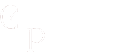 Logo minimaliste cosmetiques-aloe-vera Auch avec lettres stylisées e et P sur fond blanc élégant,